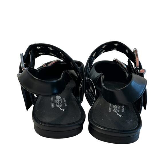 Jeffrey Campbell for Free People Lilly Buckle Slingback Flats Black Size 9 New - Picture 5 of 8